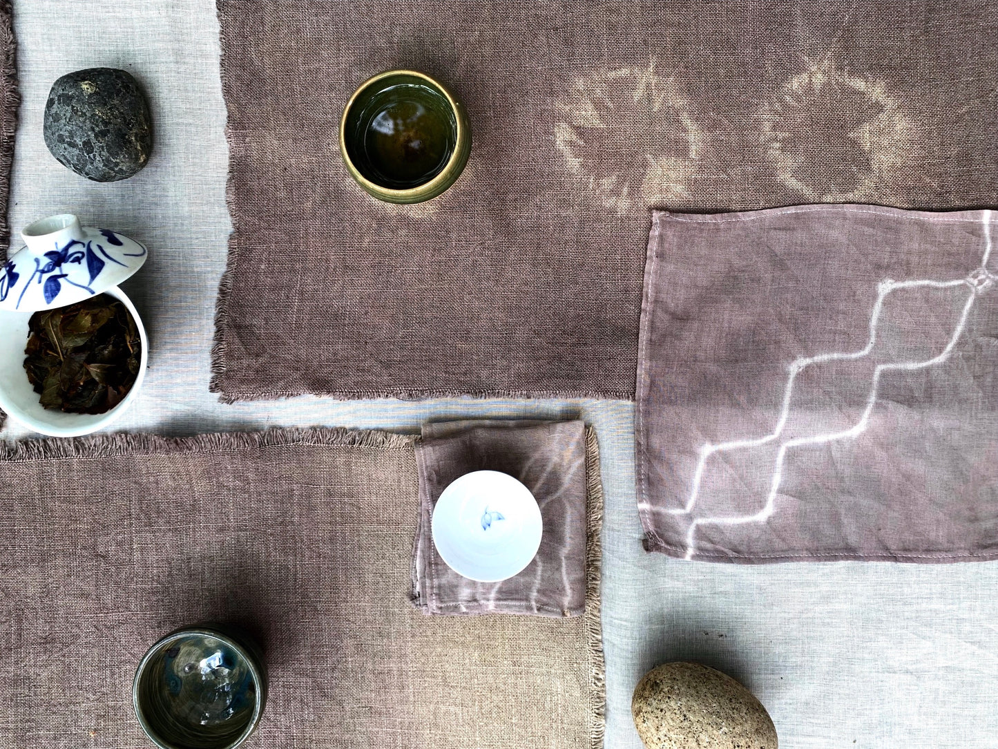 Premium Japanese Tea Tasting x Kusakizome (Natural Dye) Workshop