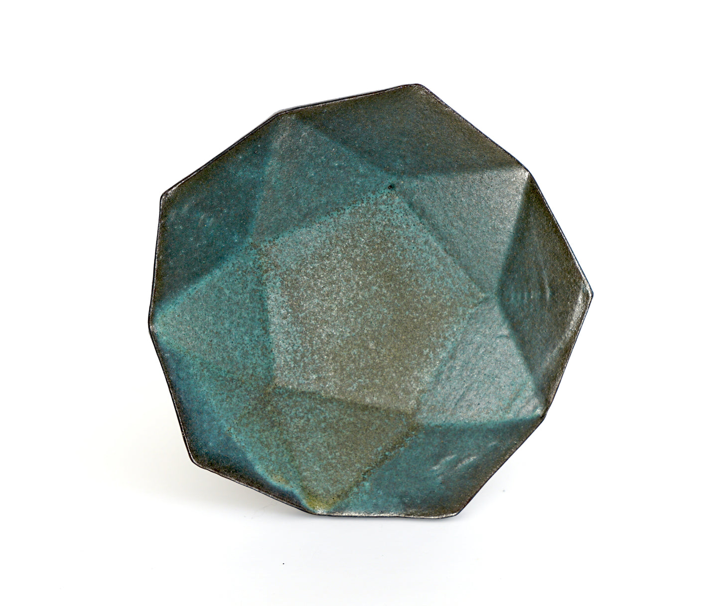 ORIGAMI Shape Plate - Green
