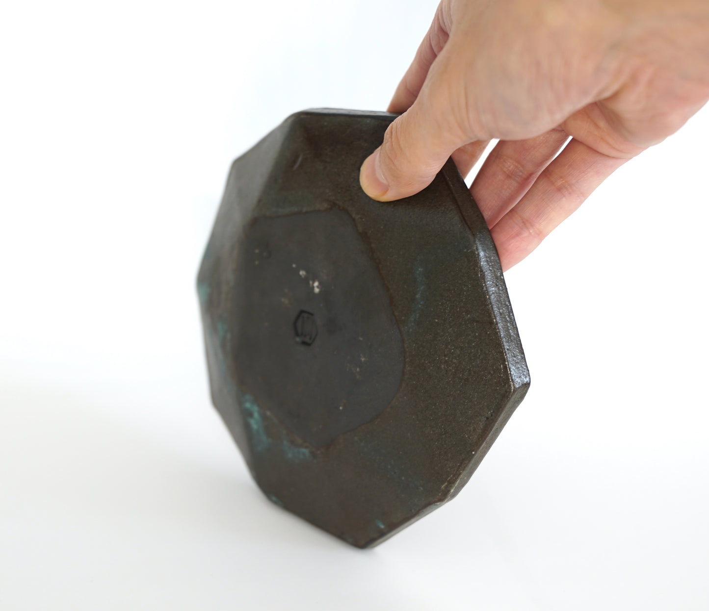 ORIGAMI Shape Plate - Green