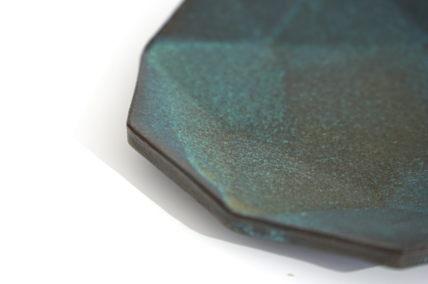ORIGAMI Shape Plate - Green