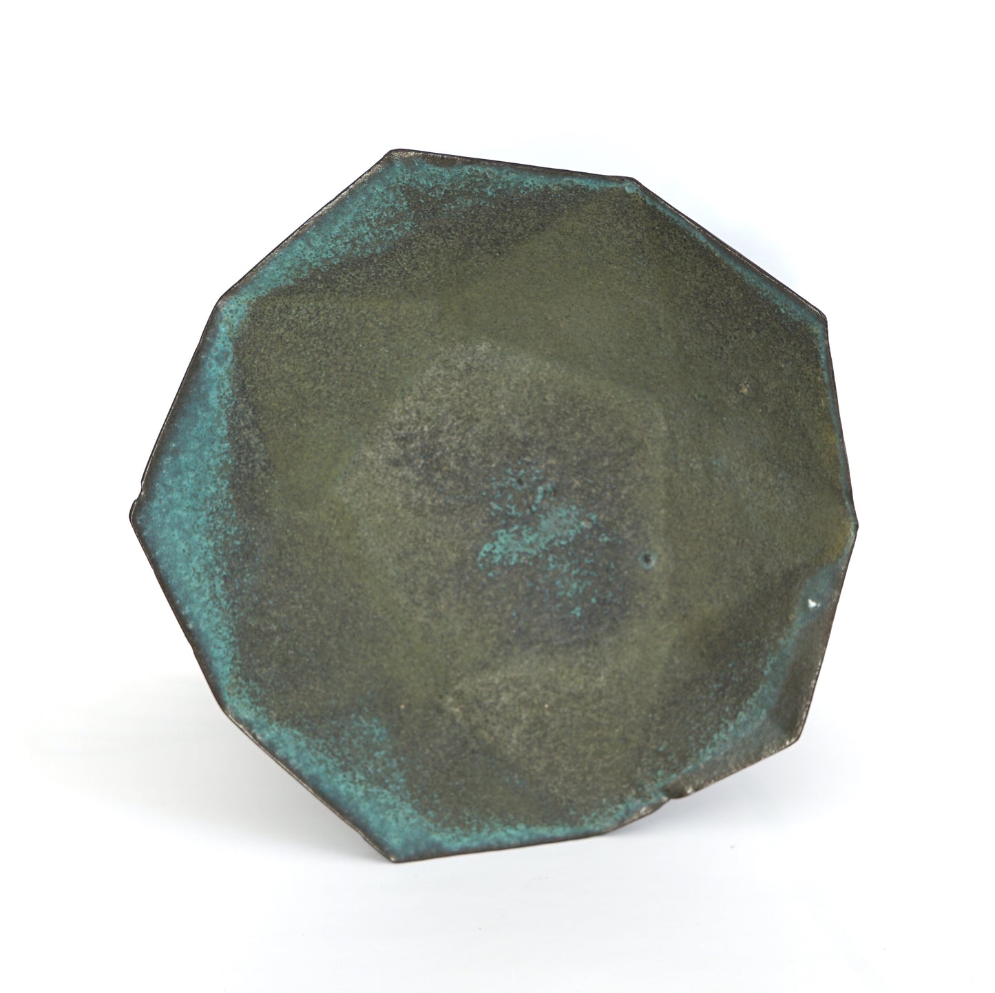 ORIGAMI Shape Plate - Green