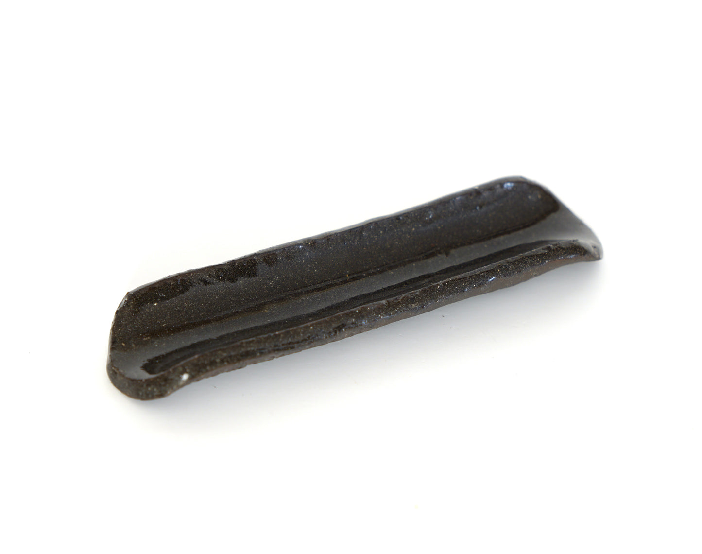 Tee Spoon With Traditional Japanese pattern - Black
