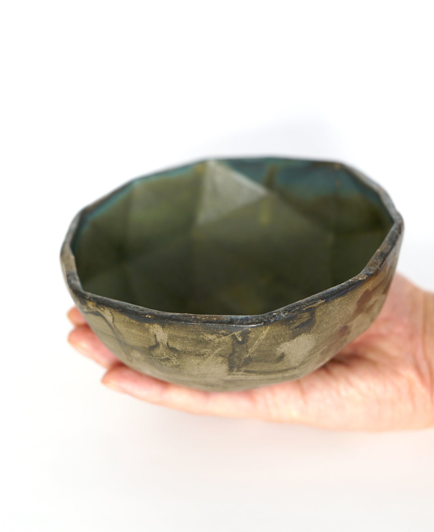 ORIGAMI Shape Bowl - Green
