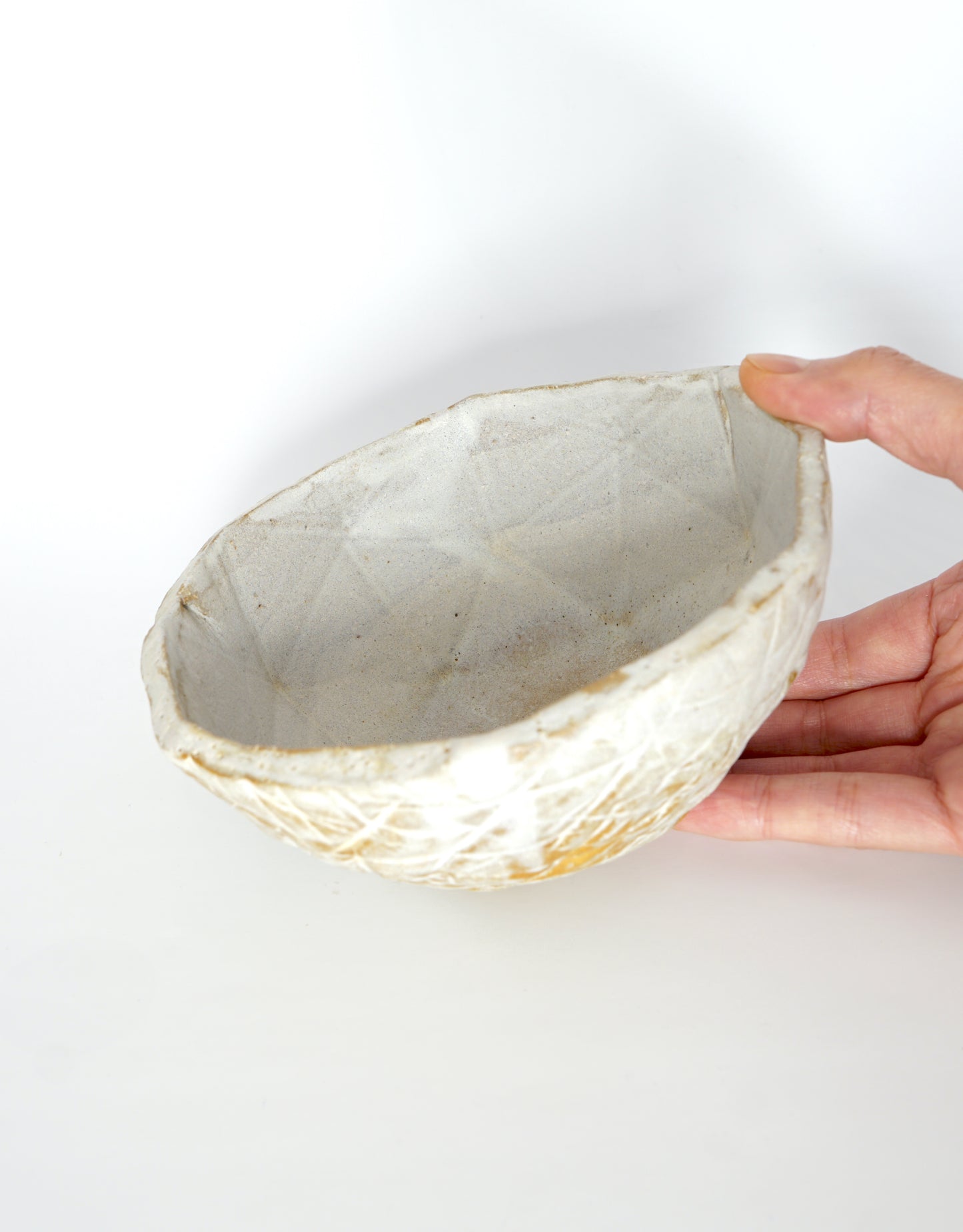 ORIGAMI Shape Bowl - White